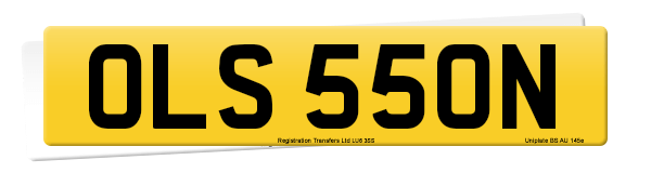 Registration number OLS 550N